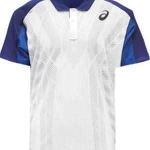 ASICS Men Match ACTIBREEZE Polo-shirt M/M White/ blue